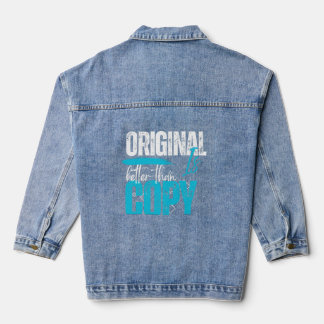 Veste En Jean Citation Motivationnelle Originale Est Meilleure Q