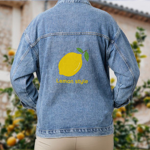 Veste En Jean Citron