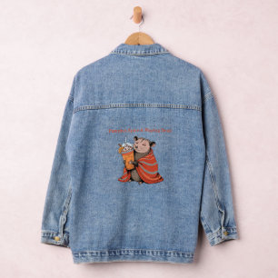 Veste En Jean Citrouille Épicée & Faire le Mort Opossum Drôle d'
