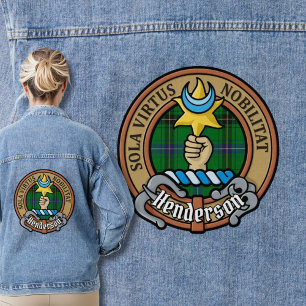 Veste En Jean Clan Henderson Crest sur Tartan