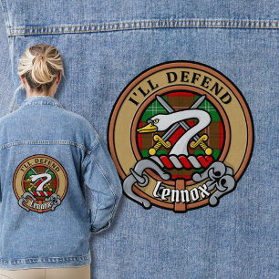 Veste En Jean Clan Lennox Crest sur Tartan