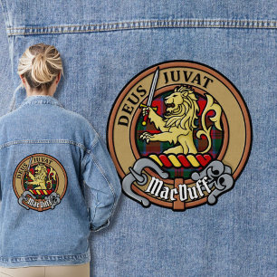 Veste En Jean Clan MacDuff Crest sur Tartan