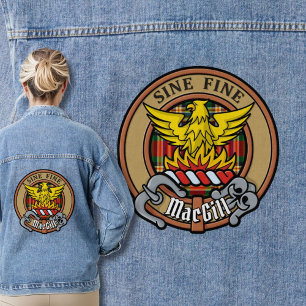 Veste En Jean Clan MacGill Crest sur Tartan