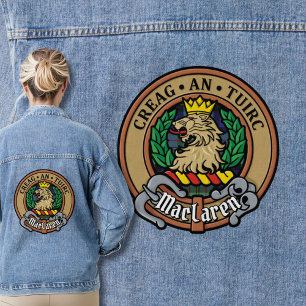 Veste En Jean Clan MacLaren Crest sur Tartan