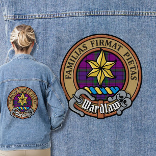 Veste En Jean Clan Wardlaw Crest sur Tartan