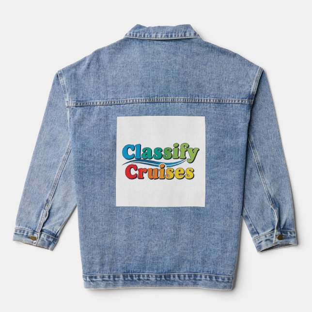 Veste En Jean Classifier les croisières (Verso)