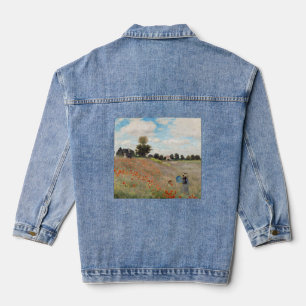 Veste En Jean Claude Monet - Champ de coquelicots