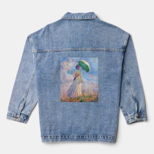 Veste En Jean Claude Monet - Femme à l'ombrelle tournée vers la
