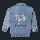 Veste En Jean Claude Monet - Nymphéas / Nymphéas 1919<br><div class="desc">Nymphéas (W.1852) - Claude Monet,  Huile sur toile,  1916-1919</div>