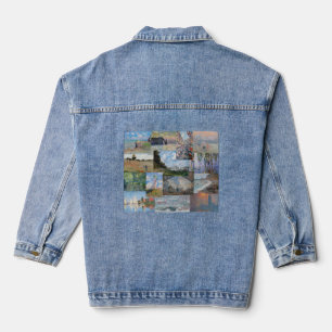 Veste En Jean Claude Monet - Patchwork de chefs-d'oeuvre