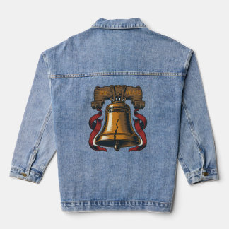 Veste En Jean Cloche de la Liberté 250 Ans