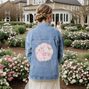 Veste En Jean Cloches de Pâques au matin des pétales