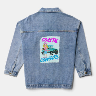 Veste En Jean Coastal Cowgirl Trend Drôle Design Art