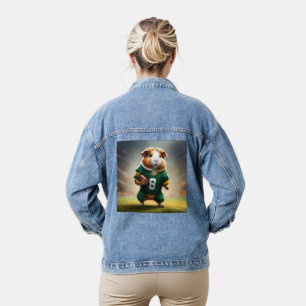 Veste En Jean Cochon d'Inde de Football,