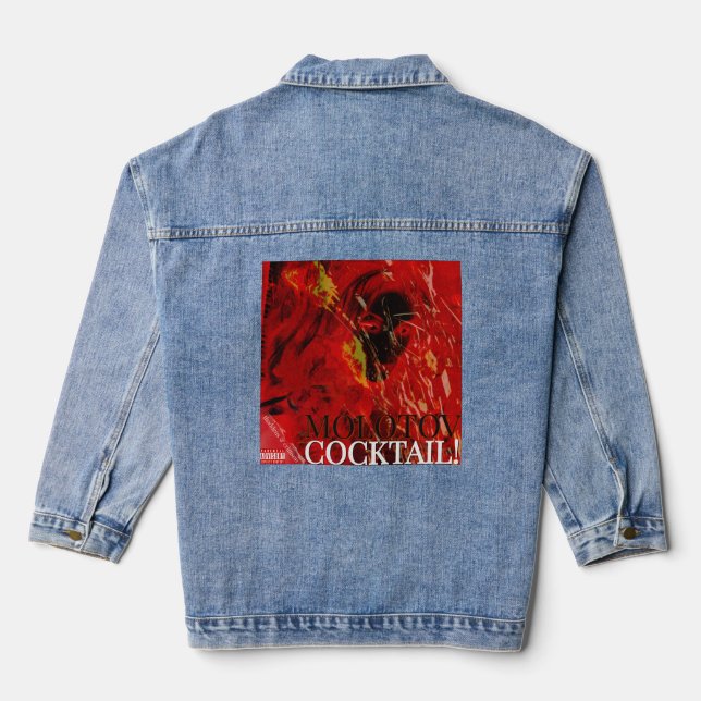 VESTE EN JEAN COCKTAIL MOLOTOV ! (Verso)