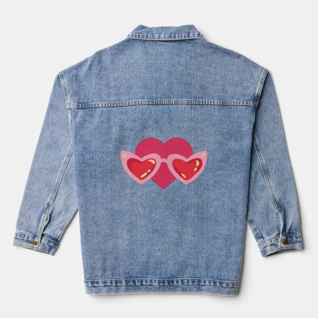Veste En Jean Cœur (Verso)