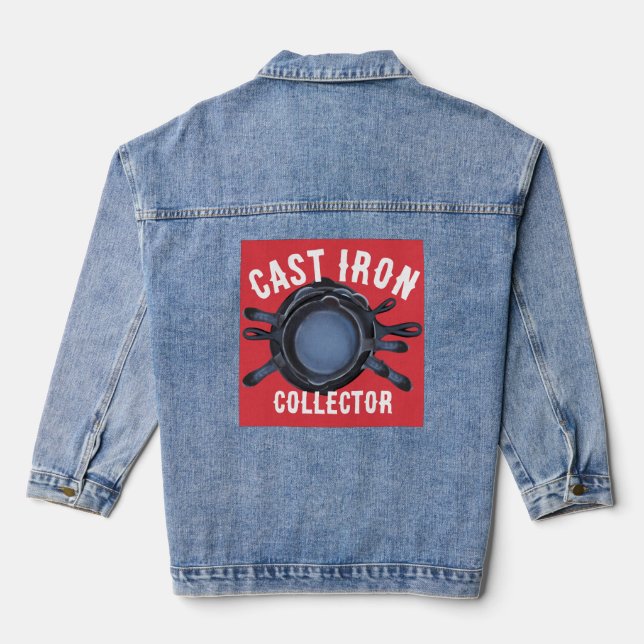 Veste En Jean Collecteur de pois en fer (Verso)