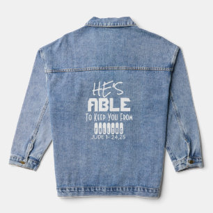 Veste En Jean Collection de cadeaux de foi -
