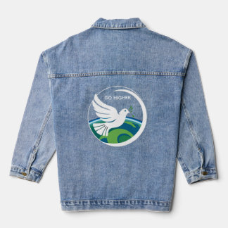 VESTE EN JEAN COLOMBE DE LA PAIX ÉLEVEZ-VOUS