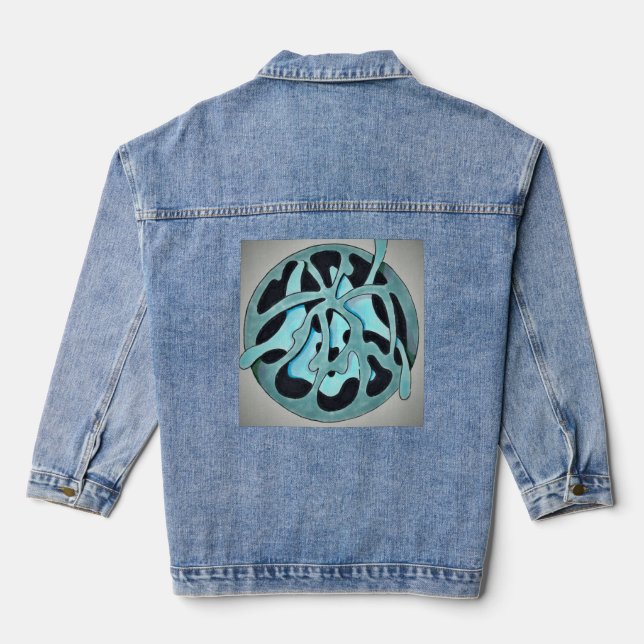 Veste En Jean conception bloquée (Verso)