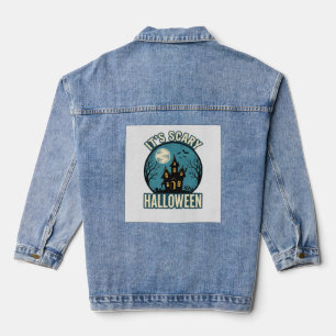 Veste En Jean Conception de chemise vintage de maison hantée Hal