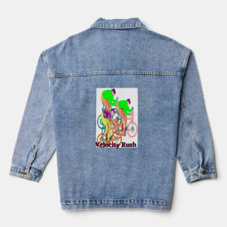Veste En Jean Conception de course de vélo Velocity Rush