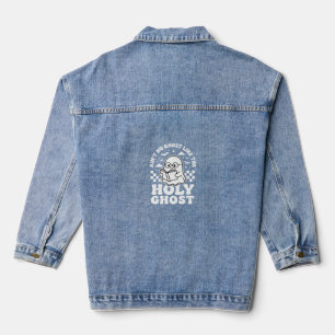 Veste En Jean Conception de fantôme Halloween rétro Saint-Esprit