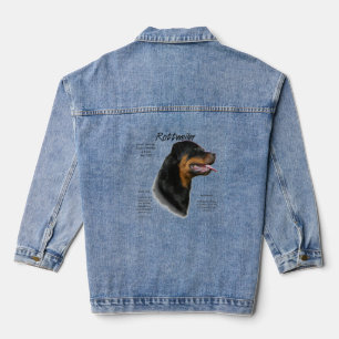 Veste En Jean Conception de l'historique Rottweiler