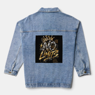 Veste En Jean Conception de luxe Couronne d'Or Sans Limites