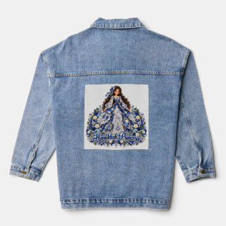 Veste En Jean Conception de princesse de Hanukkah