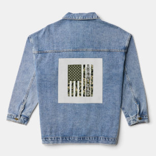 Veste En Jean Conception de T-shirt vintage avec drapeau américa