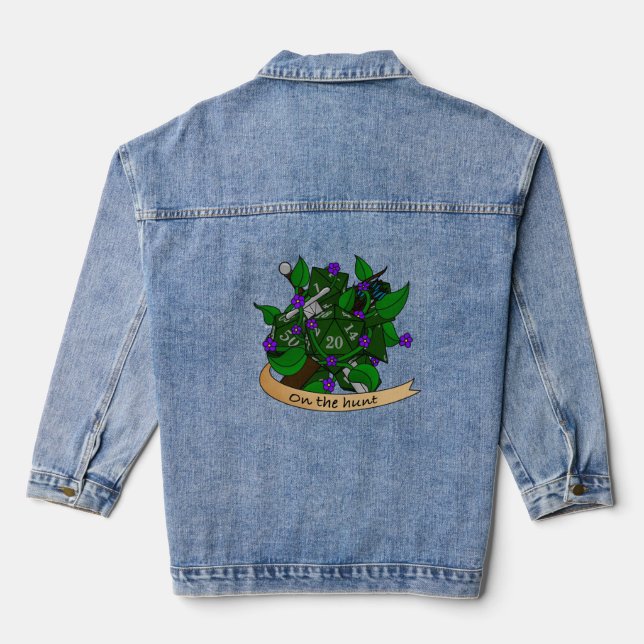 Veste En Jean Conception des dés des Rangers (Verso)