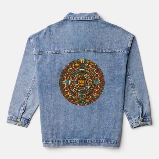Veste En Jean Conception tribale (Verso)