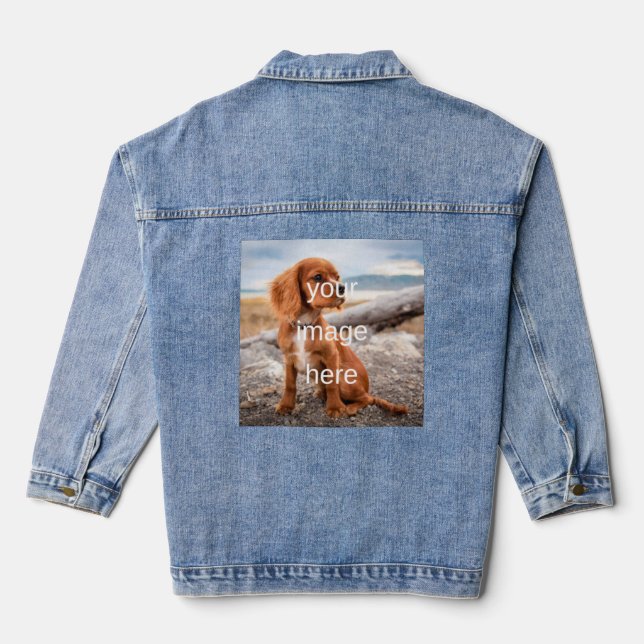 VESTE EN JEAN CONCEVEZ VOTRE PROPRE (Verso)
