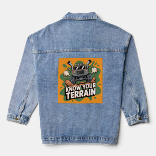 Veste En Jean Connaissez Votre Terrain Camion Tout-Terrain Vert