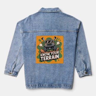 Veste En Jean Connaissez Votre Terrain Camion Tout-Terrain Vert
