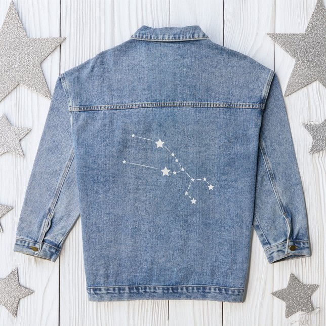 Veste En Jean Constellation de Taurus Zodiac (Créateur téléchargé)