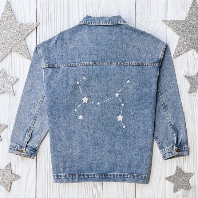 Veste En Jean Constellation zodiaque de Sagittaire (Créateur téléchargé)