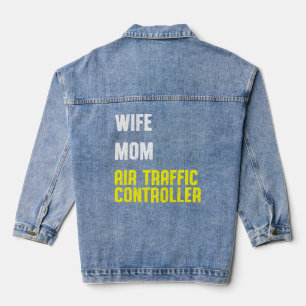 Veste En Jean Contrôle de vol Atterrissage du contrôleur de la c