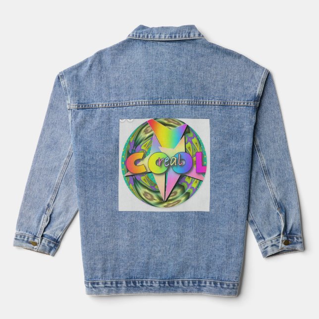 Veste En Jean Cool réel (Verso)