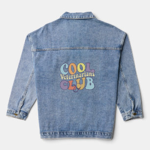Veste En Jean Cool Vet Club Vétérinaire Tech praticien Animal