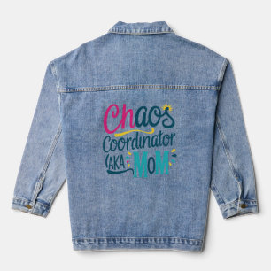 Veste En Jean Coordinateur du Chaos AKA Mom