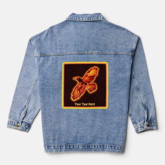 Veste En Jean Corbeau (Verso)