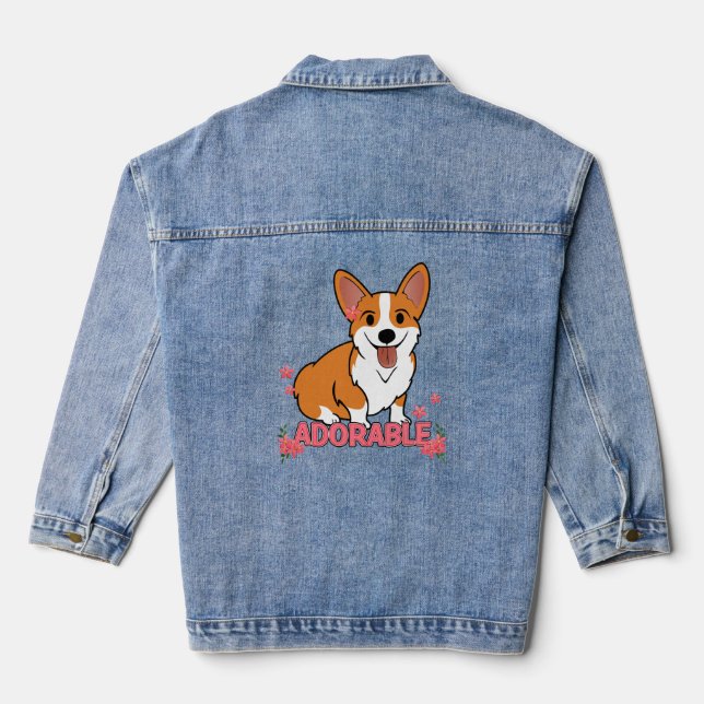 Veste En Jean Corgi adorable (Verso)