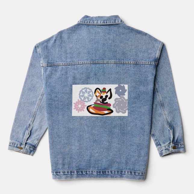 Veste En Jean Corgi hiver (Verso)
