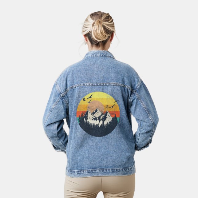 Veste En Jean Coucher de soleil (Modèle)