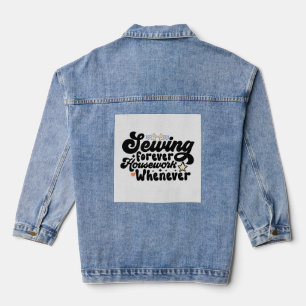 Veste En Jean Coudre pour toujours