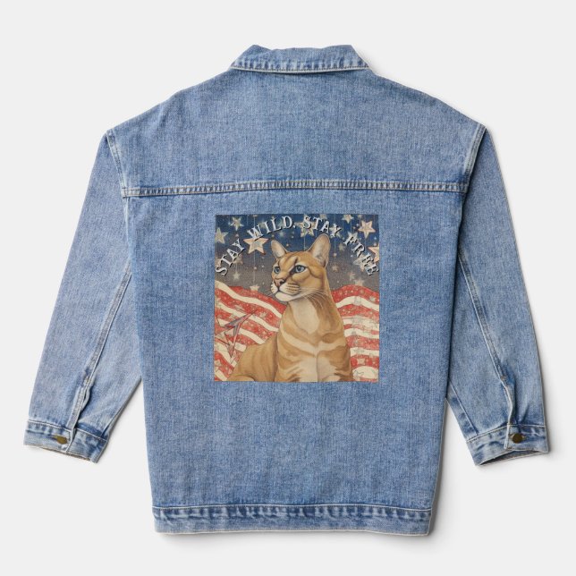 Veste En Jean Cougar Stars and Stripes (Verso)