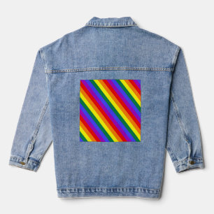 Veste En Jean Couleurs LGBT Pride