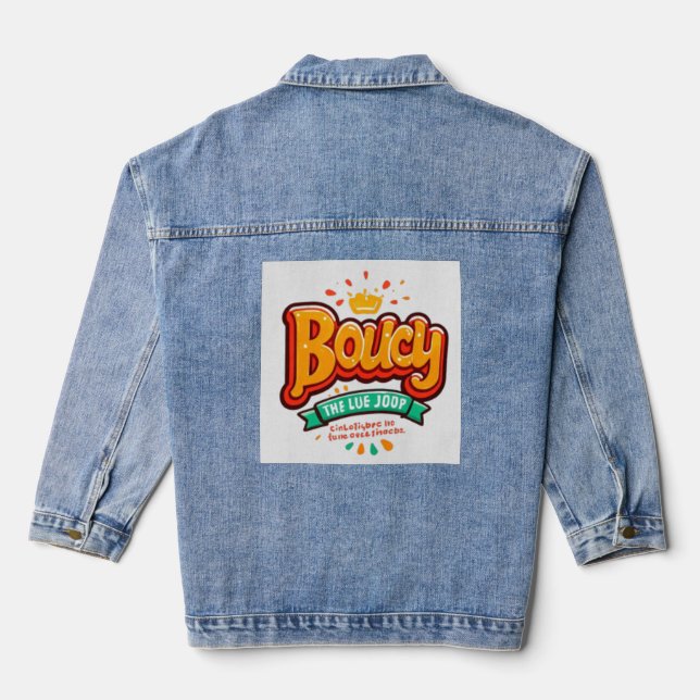 Veste En Jean Couronne rebelle (Verso)